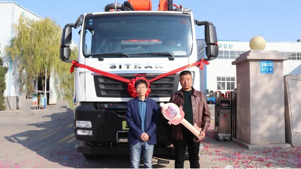 再下一“城”！科尼樂67米泵車刷新膠州市場新標(biāo)桿！