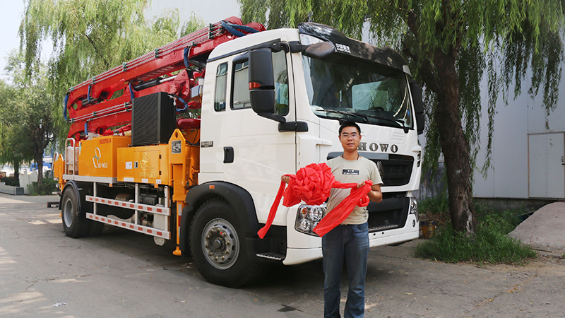 科尼樂混凝土泵車給力，半年時間就回本了